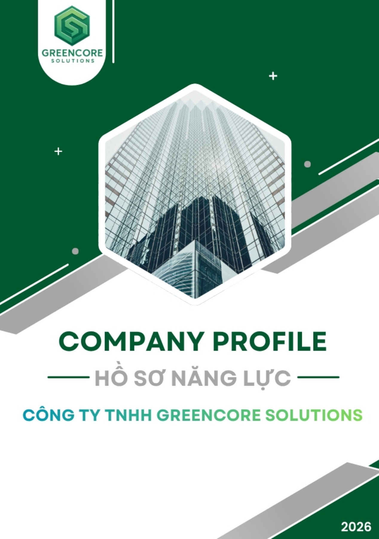 Bìa hồ sơ năng lực Greencore Solutions